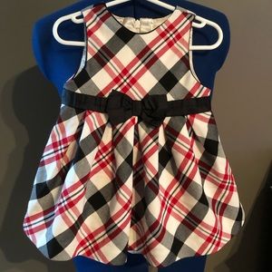 Children’s Place Baby Girls Plaid Holiday Dress